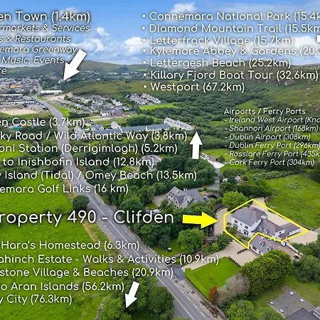 490 - Hébergement de vacances Clifden